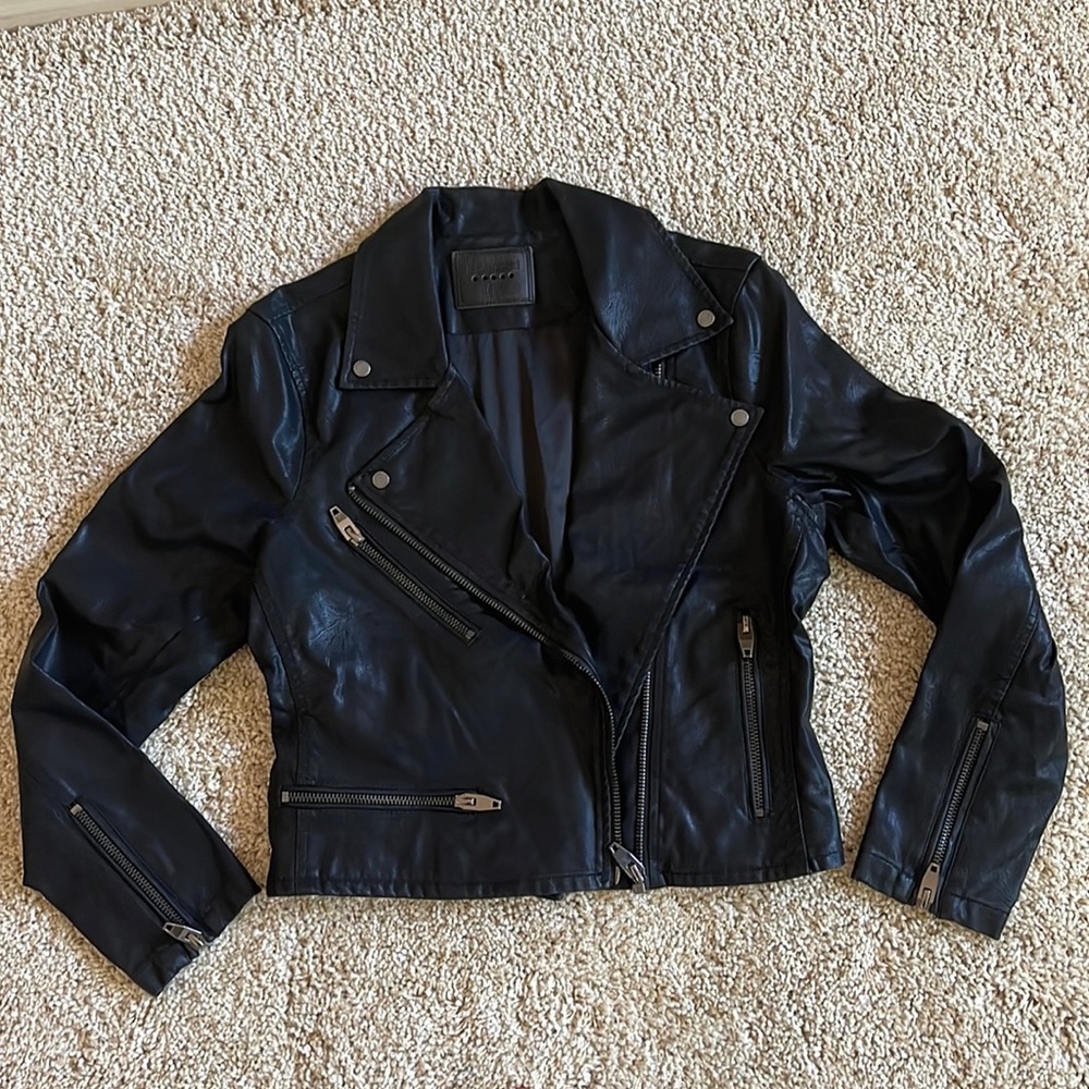 Blank NYC faux leather jacket